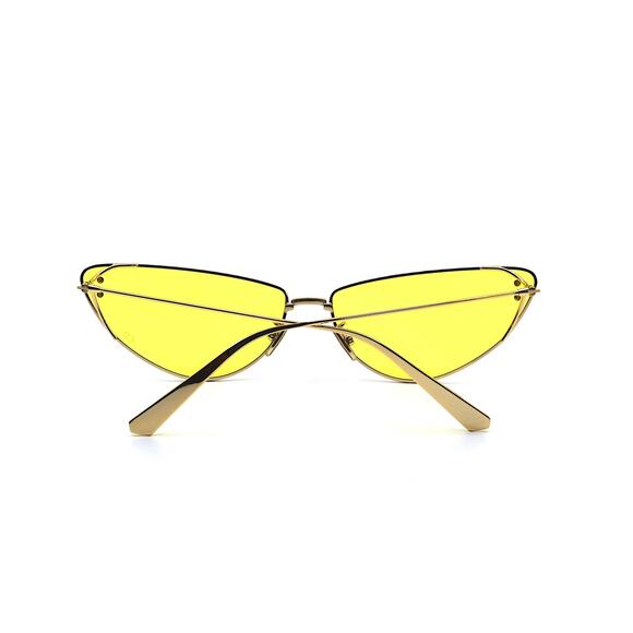 NEW DIOR MISSDIOR B1U H4C GOLD YELLOW AUTHENTIC SUNGLASSES - Picture 8 of 13